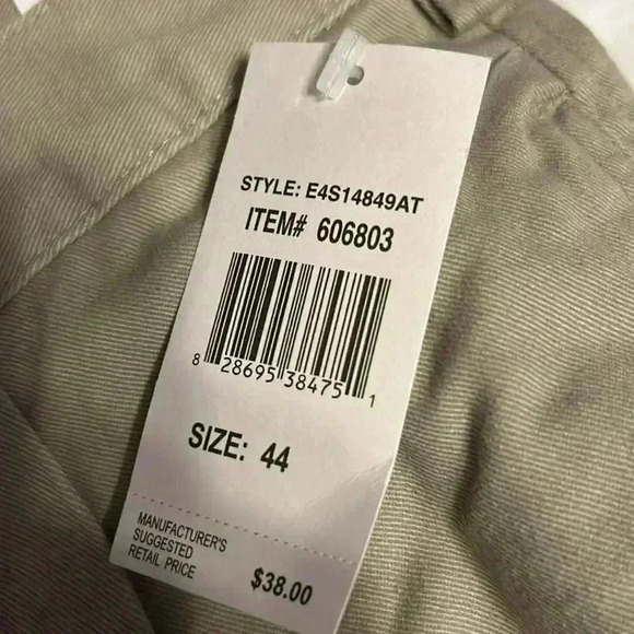 Perry Ellis Men’s Tan Khaki America Shorts Size 44 - Picture 7 of 7